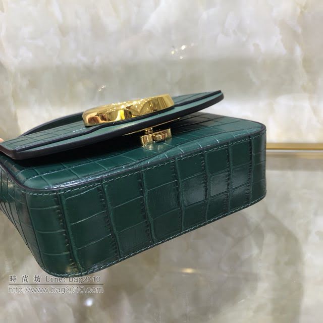 Chloe女包 克洛伊經典C Bag鱷魚壓紋手袋 Chole手提肩背斜挎包  jjh1360